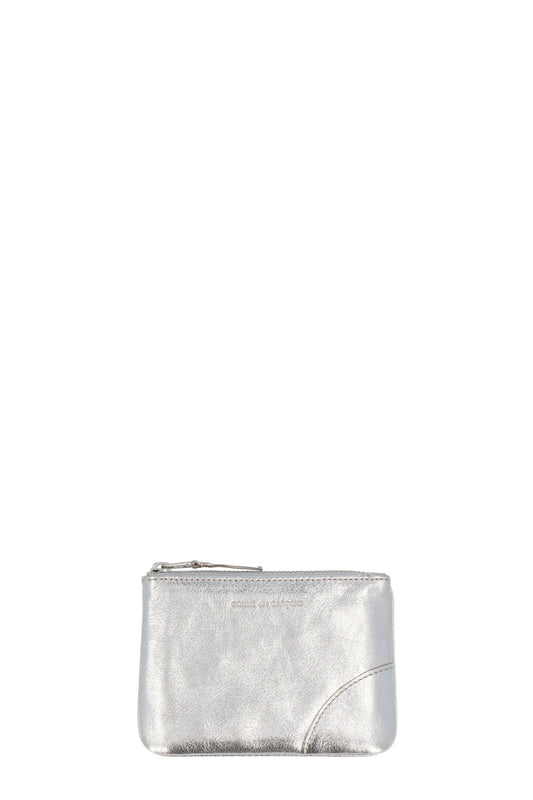 Comme Des Garçons Wallet 'GOLD LINE’ CARD HOLDER SA8100GSILVER