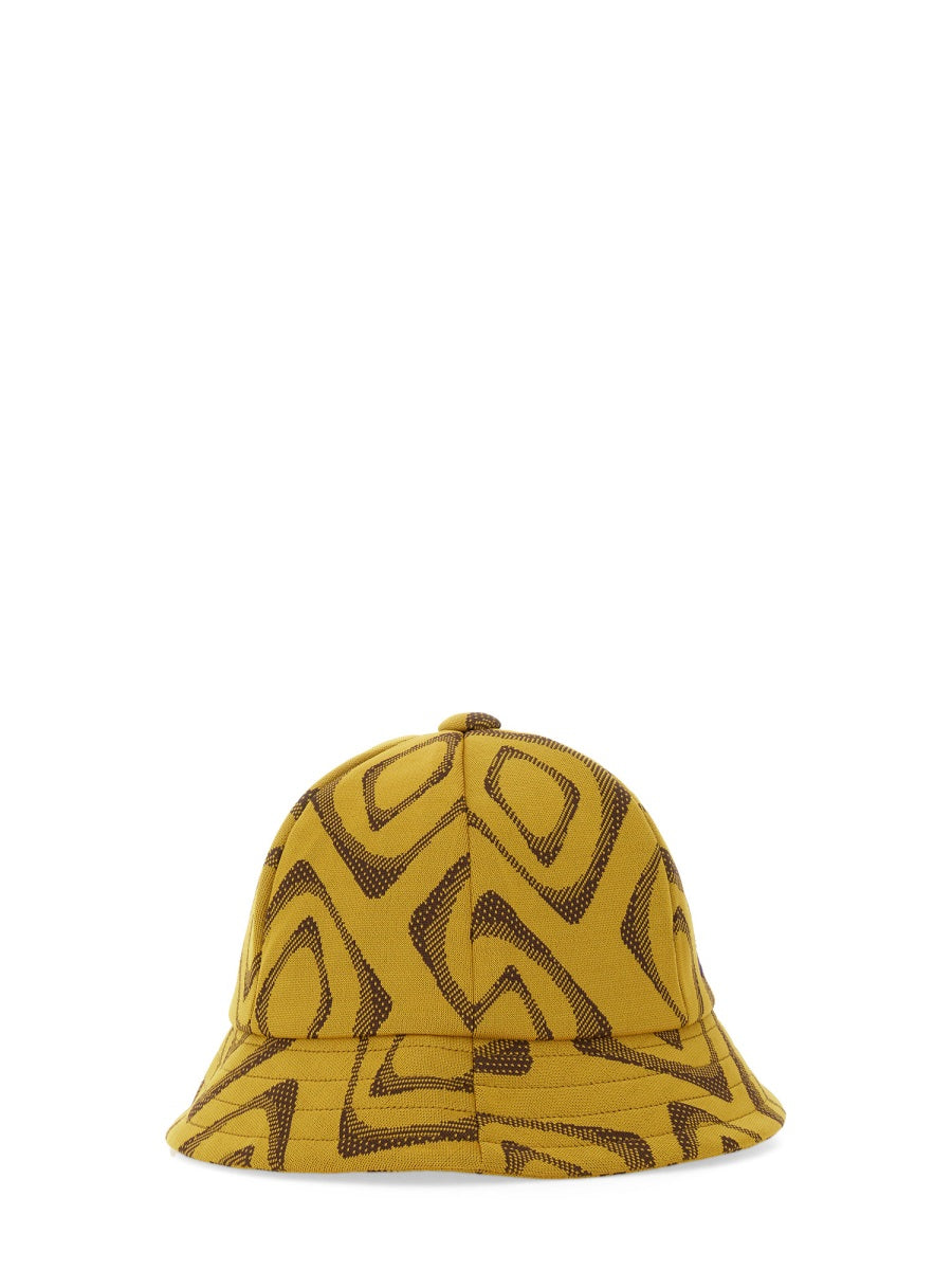 Needles HAT WITH PRINT OT053D-MUSTARD