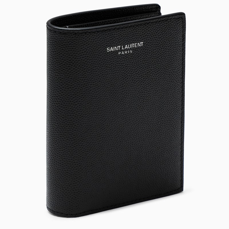 Saint Laurent Black vertical bi-fold wallet 668726BTY0NO_YSL-1000