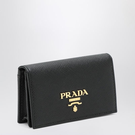 Prada Black Saffiano leather card case 1MC122QWAN_PRADA-F0002