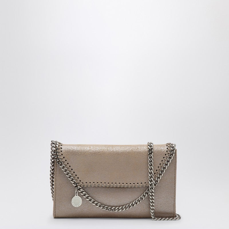 Stella McCartney Falabella shoulder wallet bag beige 581238WP0301P_STELL-6500