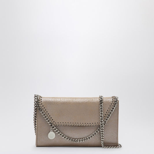 Stella McCartney Falabella shoulder wallet bag beige 581238WP0301P_STELL-6500