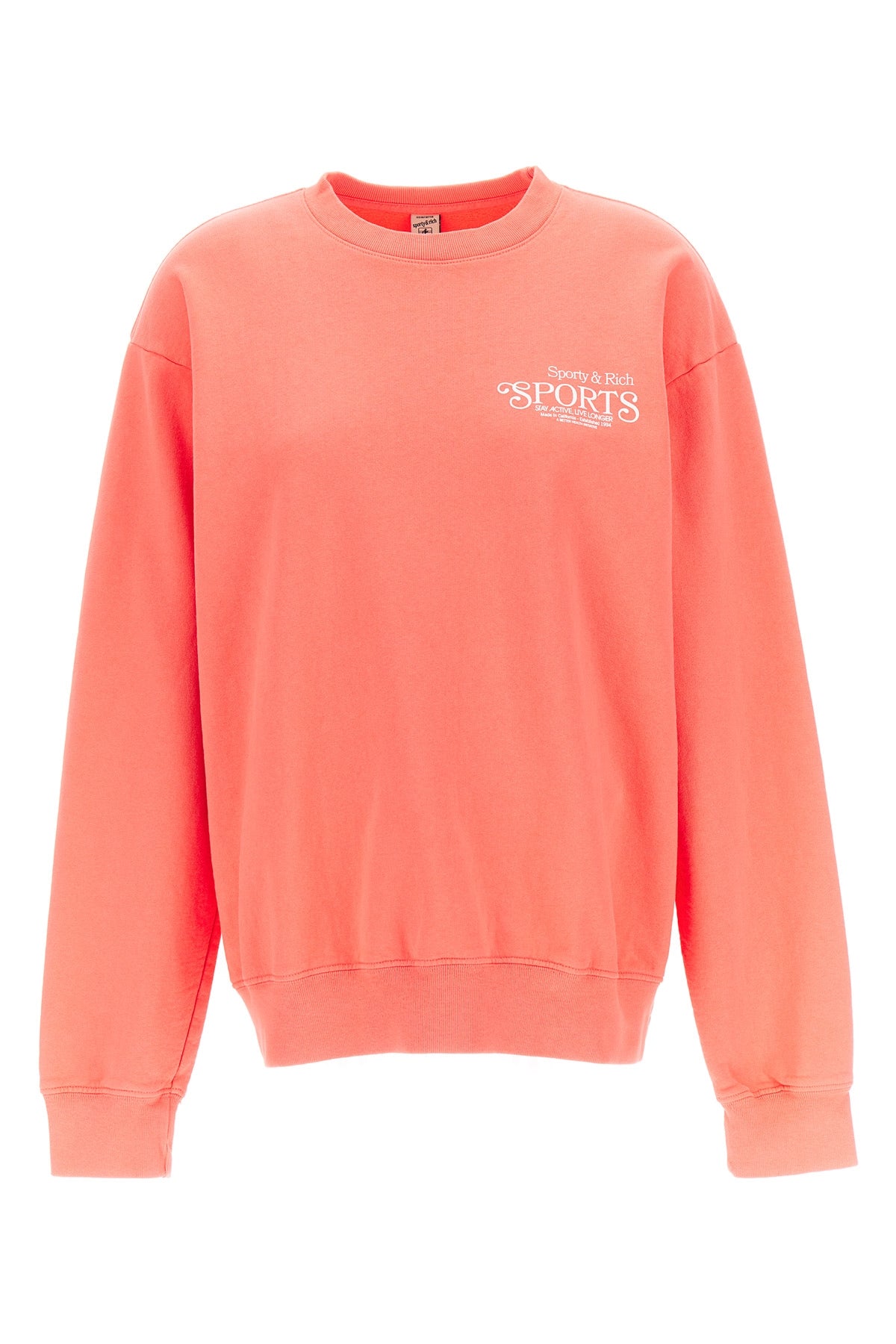 Sporty & Rich 'SPORTS' SWEATSHIRT CR851STSTRAWBERRY