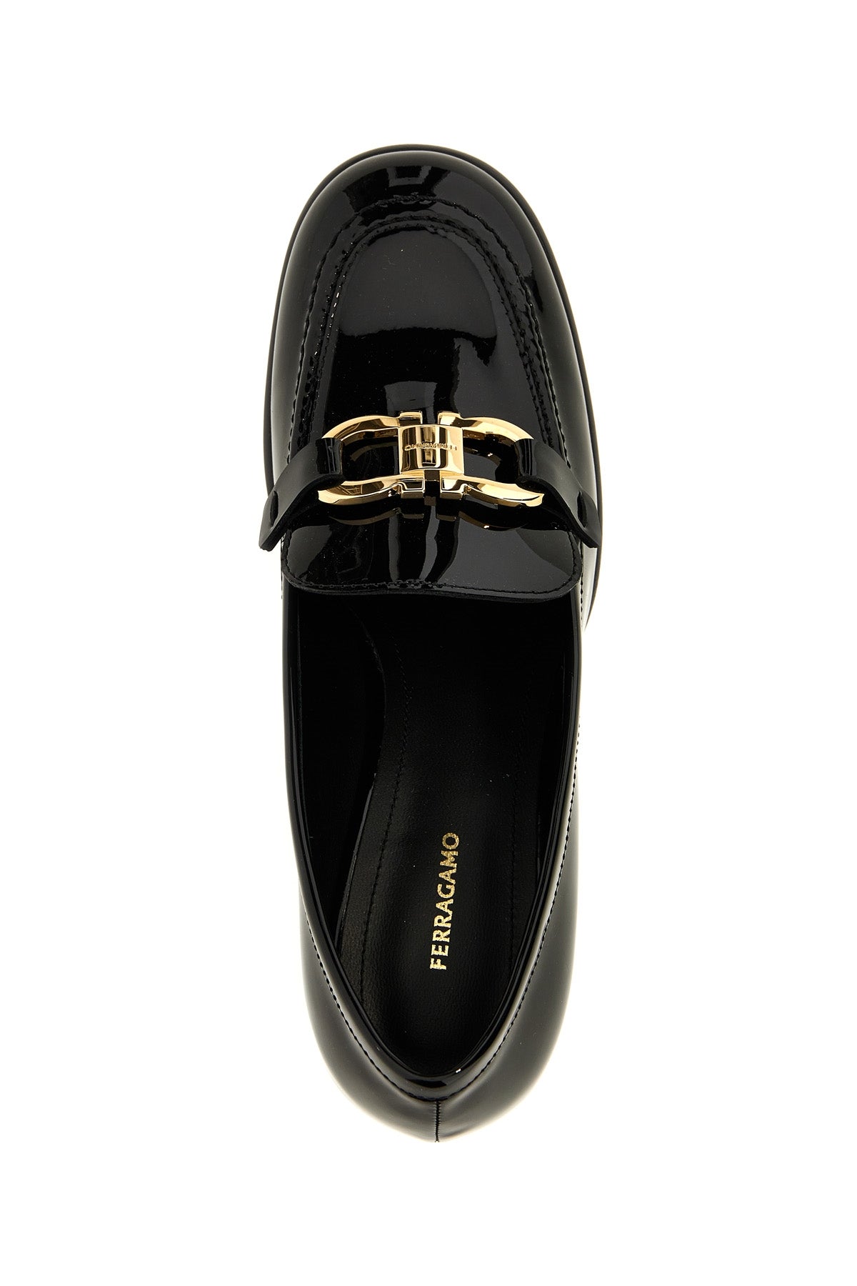 FERRAGAMO 'MARLENA' LOAFERS 769316NERO