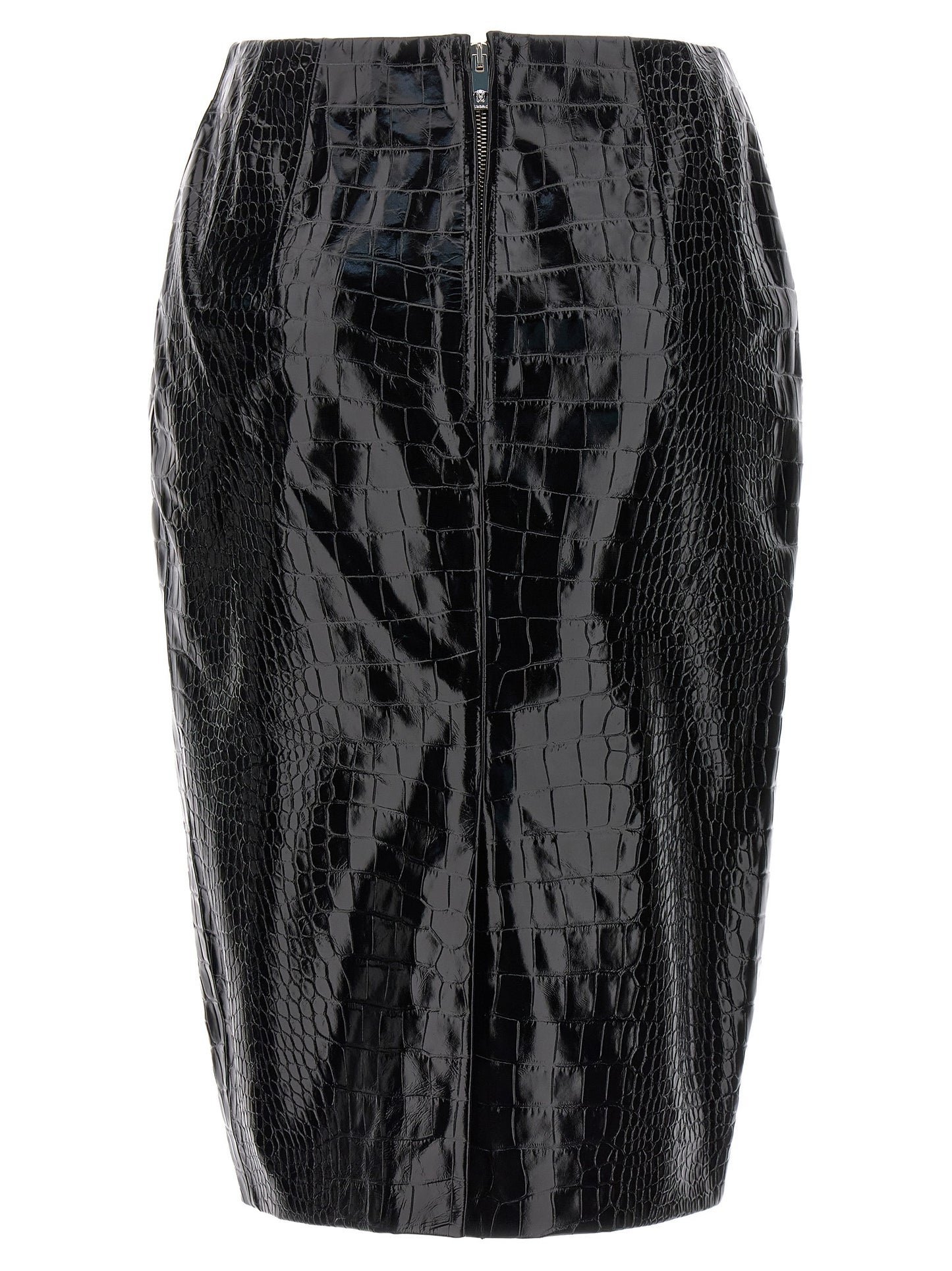 VERSACE CROCODILE SKIRT 10126301A084471B000