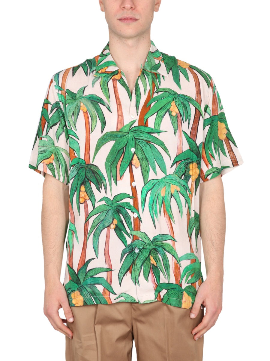 ENDLESS JOY PALM SHIRT PALMASHIRTECRU