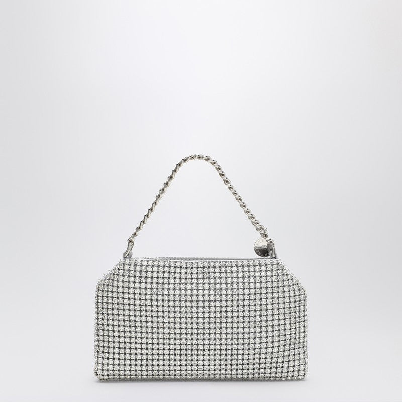 Stella McCartney Falabella mesh shoulder bag with silver crystals 7B0101WP0413P_STELL-8101