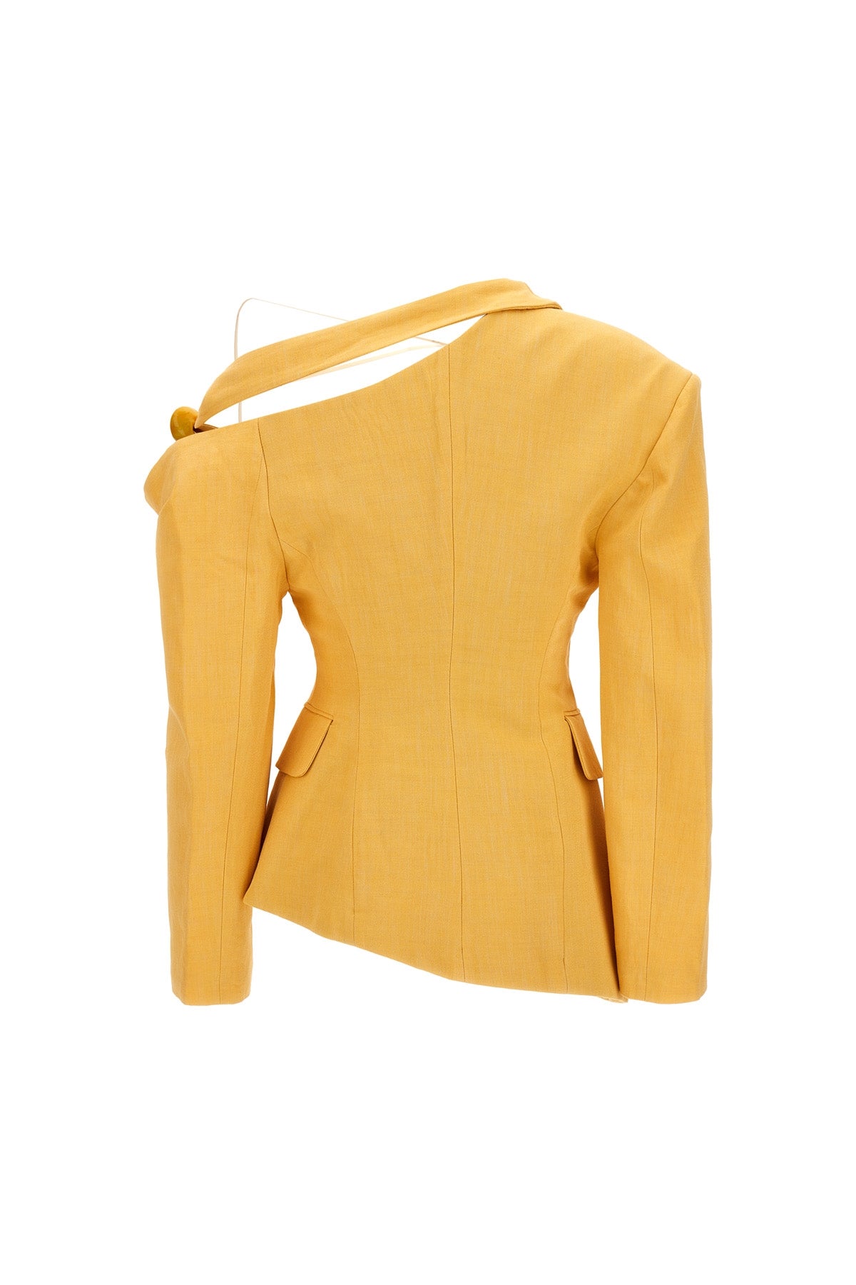 JACQUEMUS 'BASKA' BLAZER JACKET 23E231JA031YELLOW