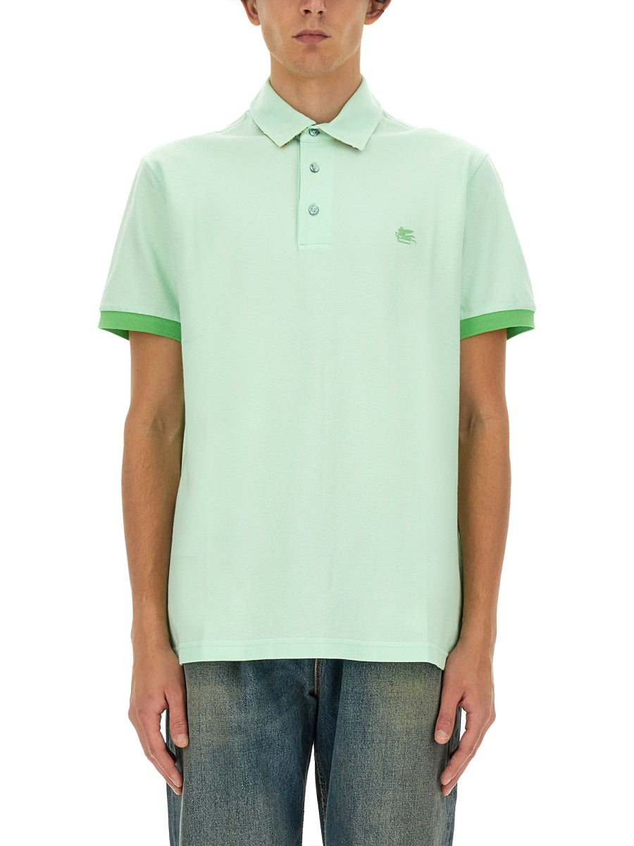 ETRO POLO SHIRT WITH PEGASUS LOGO MRMD0006AC174V0153