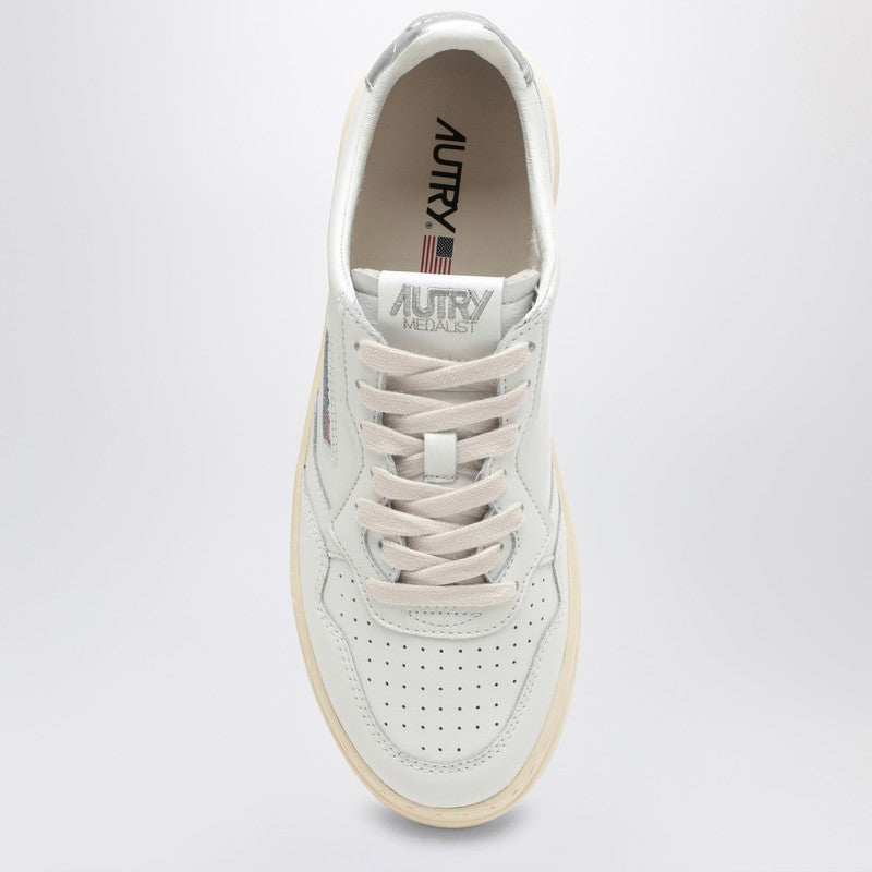 AUTRY Low Medalist white/silver trainer AULWLL05P_AUTRY-LL05