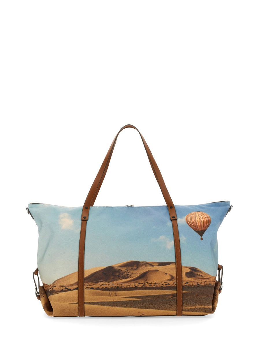 Paul Smith "SIGNATURE STRIPE BALLOON" PRINT BAG M1A-7785-MBALLOPR