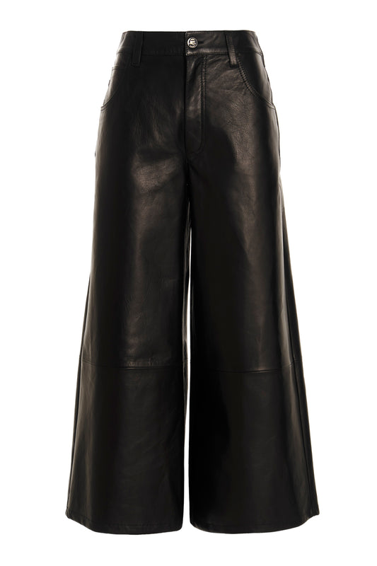 ETRO LEATHER CULOTTE TROUSERS 134749088001