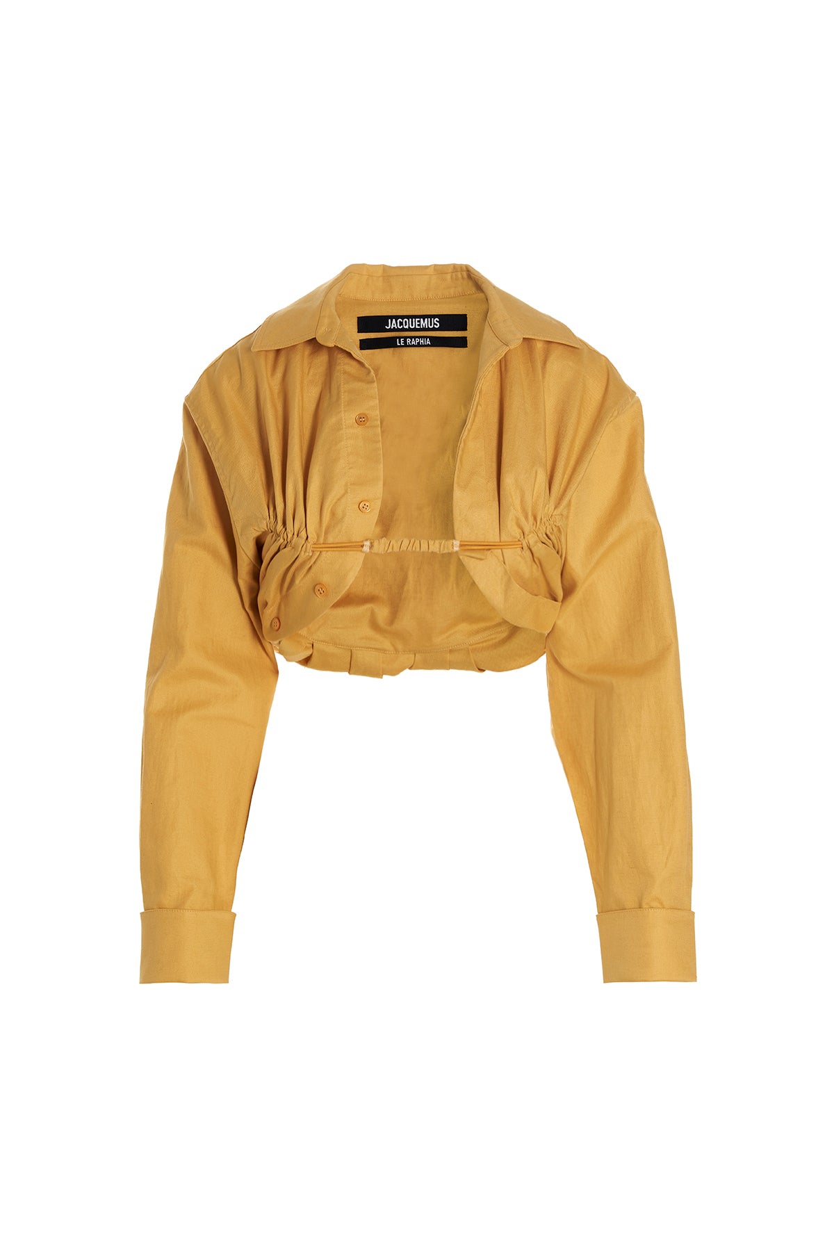 JACQUEMUS 'MA VISCOSE' SHIRT 22H223SH014YELLOW