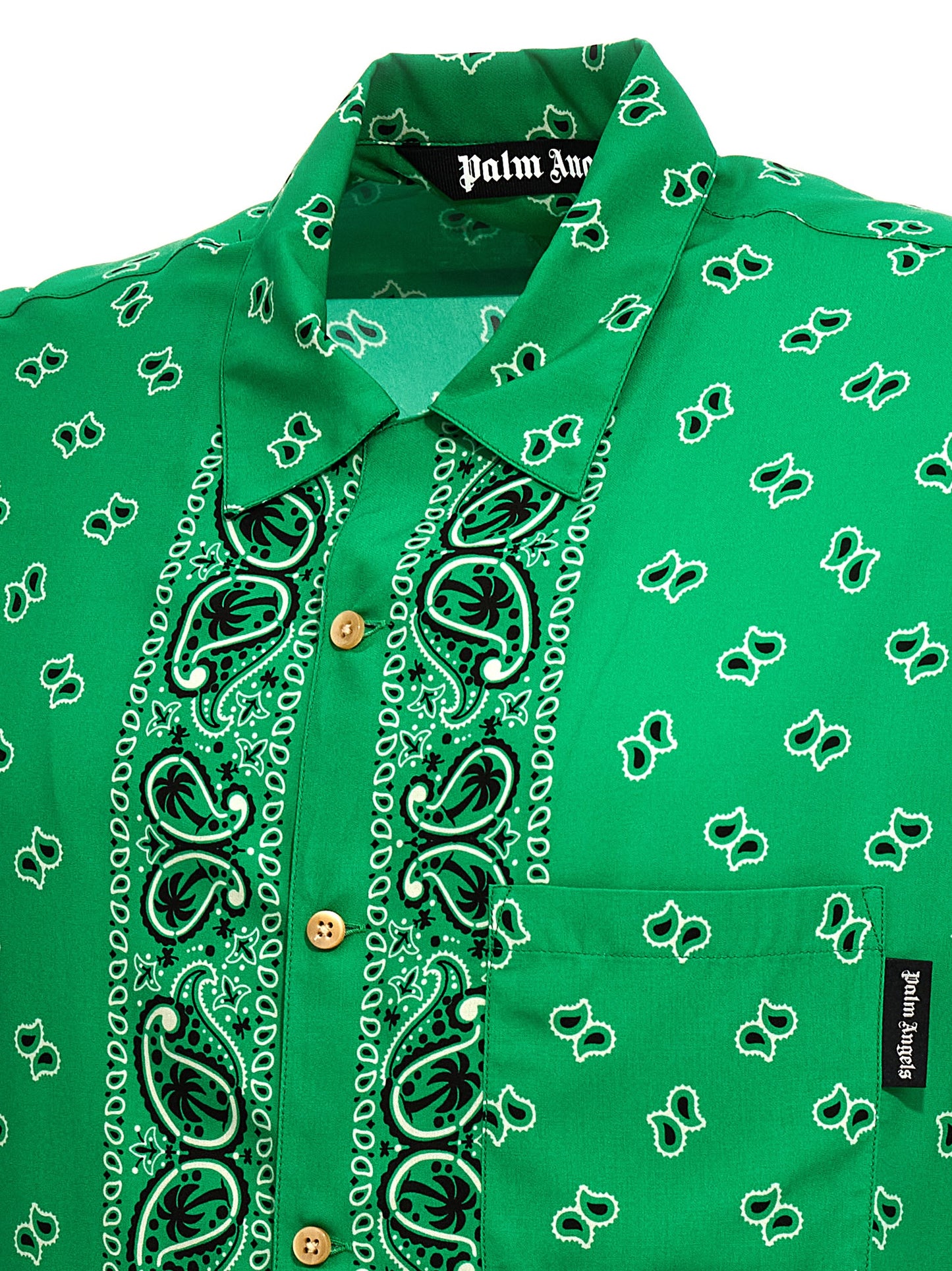 Palm Angels 'PAISLEY BOWLING' SHIRT PMGG005S24FAB00655555555