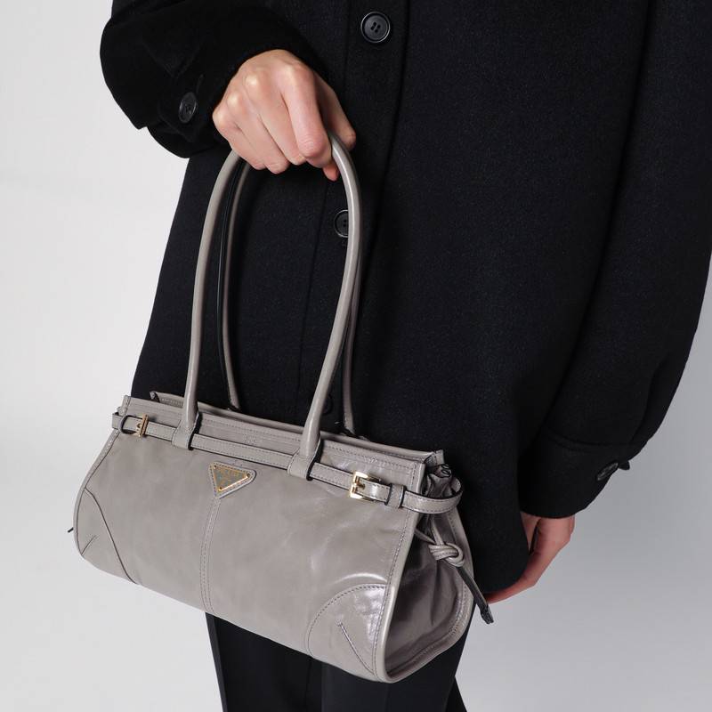 Prada Medium grey leather handbag 1BA426MOO2CYRQ_PRADA-F03SF