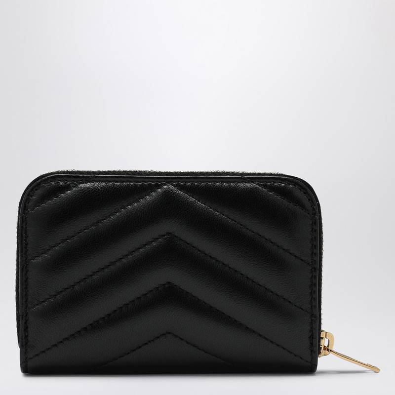 Saint Laurent Black Monogram small zip around wallet 804479AAA44P_YSL-1000