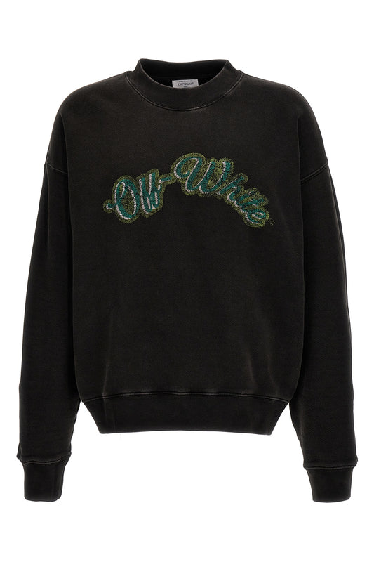 Off-White 'GREEN BACCHUS SKATE' SWEATSHIRT OMBA054S24FLE01110551055