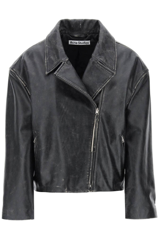 Acne Studios "vintage leather jacket with distressed effect