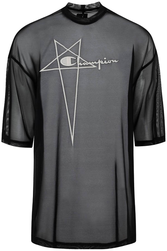 Rick Owens tommy mesh t-shirt x champion
