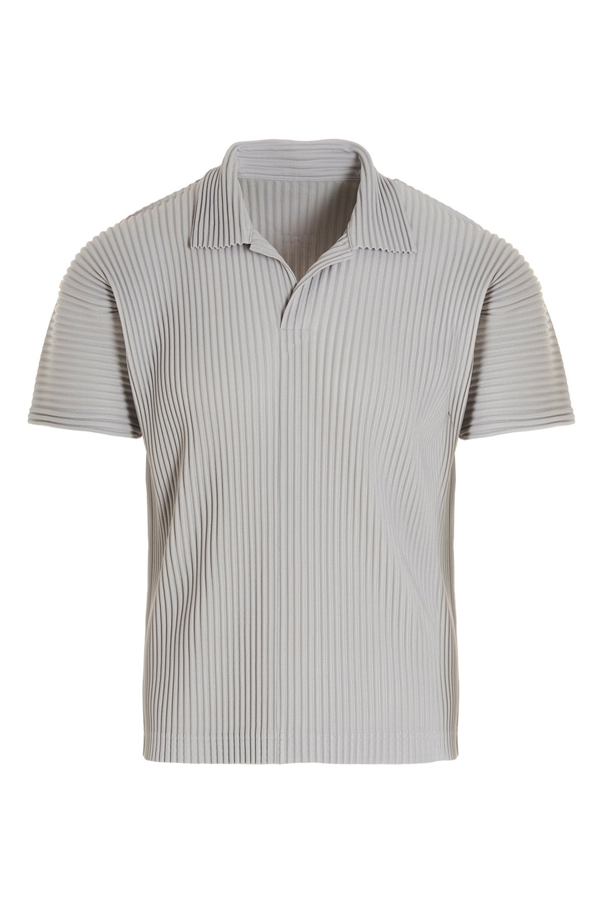 HOMME PLISSE' ISSEY MIYAKE PLEATED POLO SHIRT