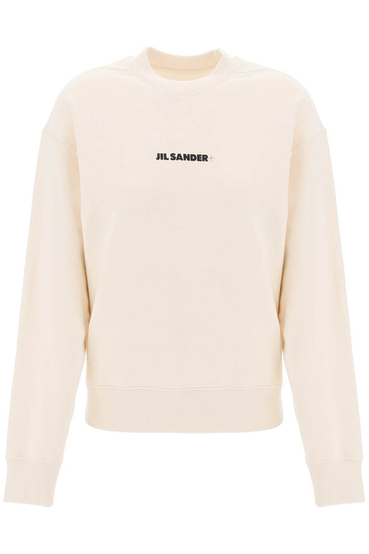 Jil Sander crew-neck sweatshirt with logo print