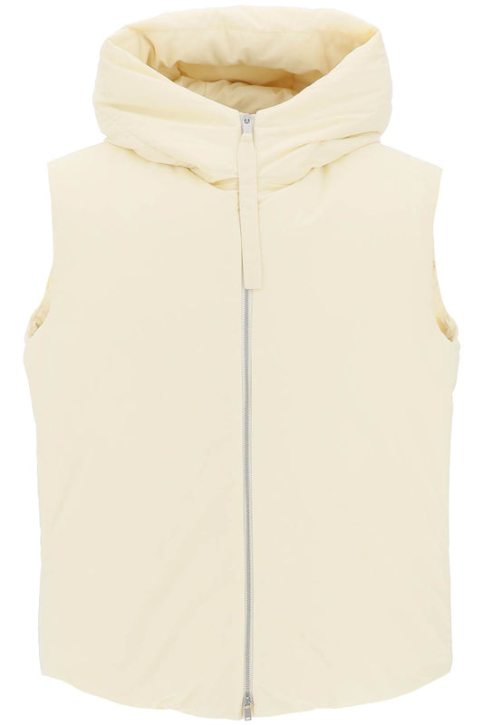 Jil Sander oversized hooded down vest