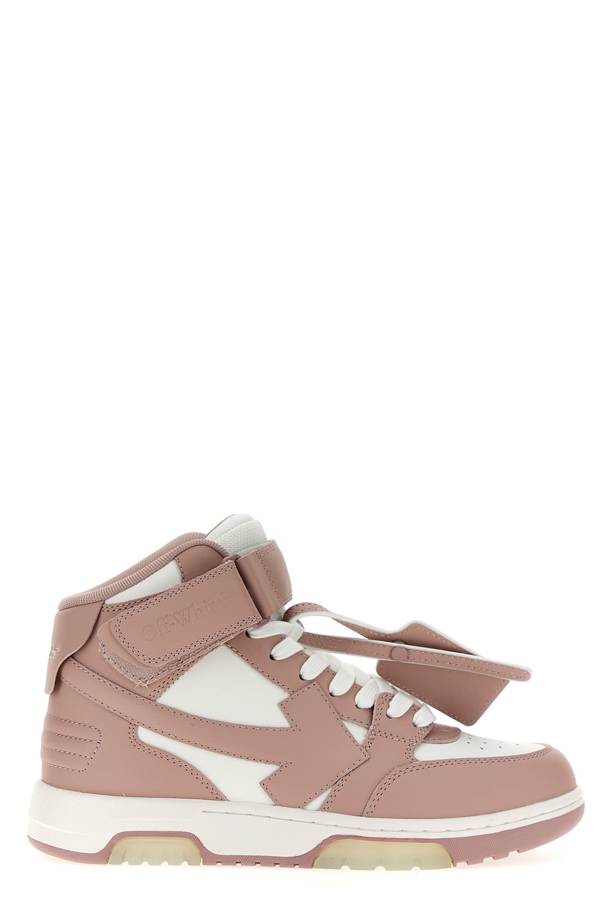 OFF-WHITE 'OUT OF OFFICE MID TOP LEA' SNEAKERS