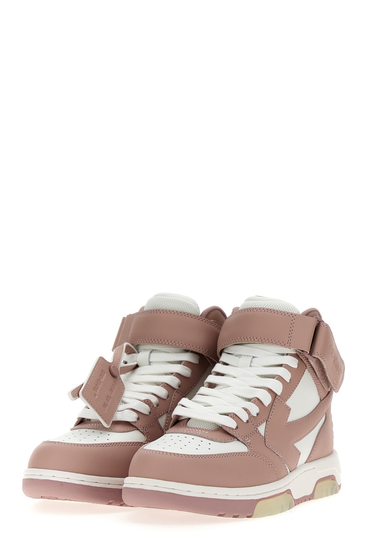 OFF-WHITE 'OUT OF OFFICE MID TOP LEA' SNEAKERS