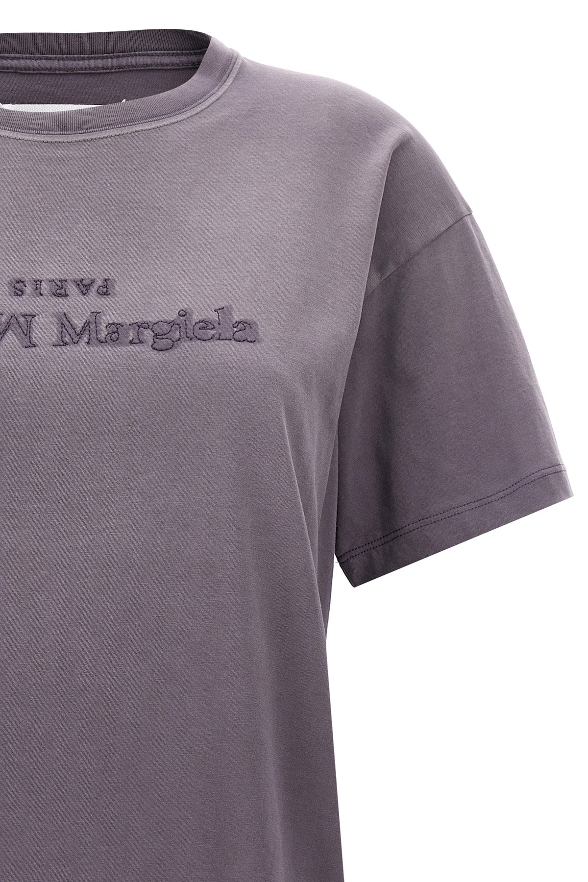 MAISON MARGIELA LOGO EMBROIDERY T-SHIRT