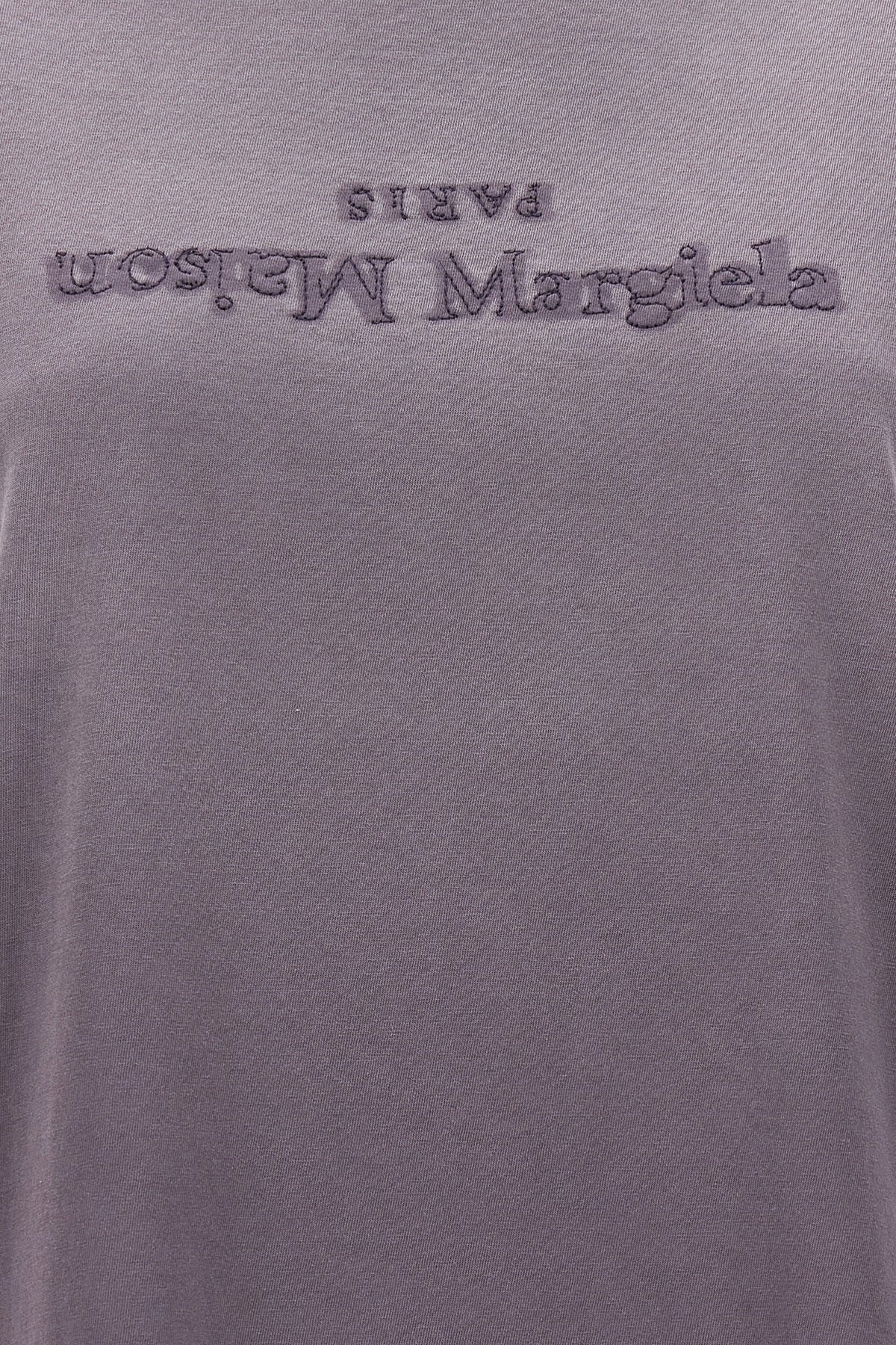 MAISON MARGIELA LOGO EMBROIDERY T-SHIRT