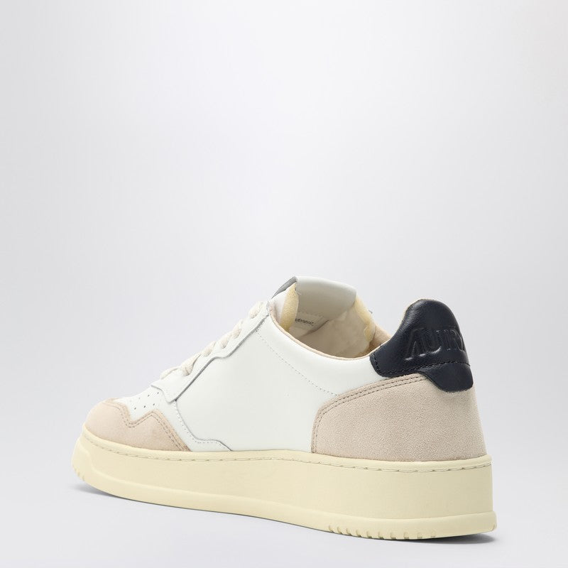 AUTRY Medalist white/blue leather trainer AULMLS28P_AUTRY-LS28