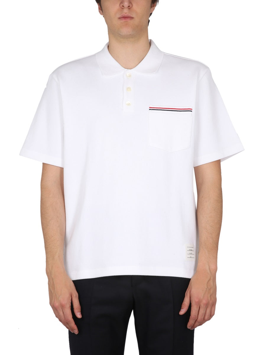 Thom Browne COTTON POLO MJP171AJ0029100