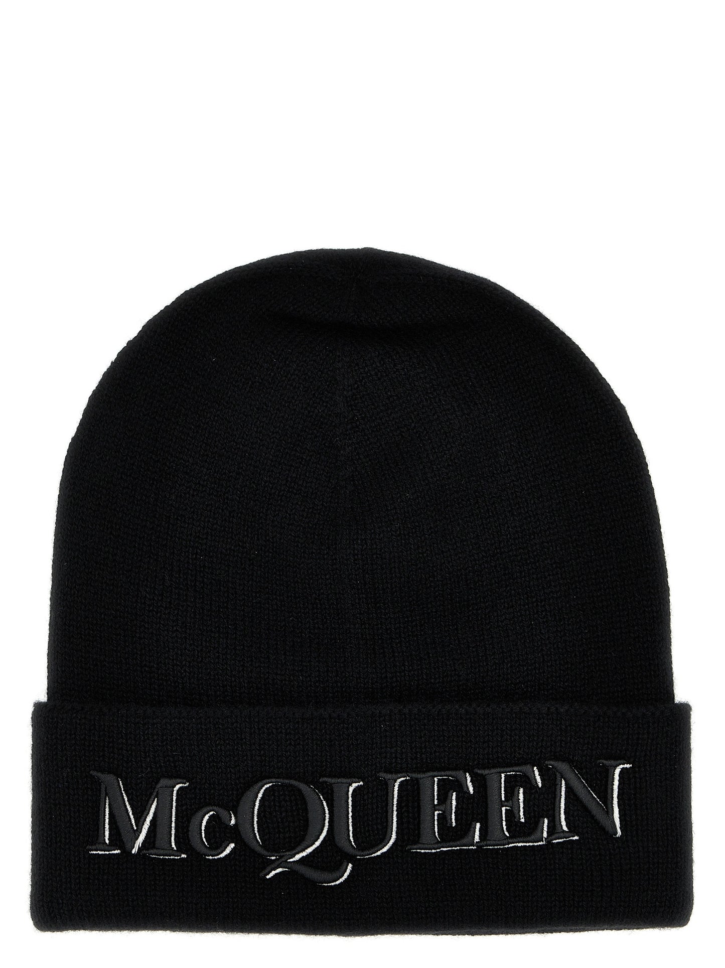 Alexander McQUEEN LOGO EMBROIDERED BEANIE 6631954201Q1078