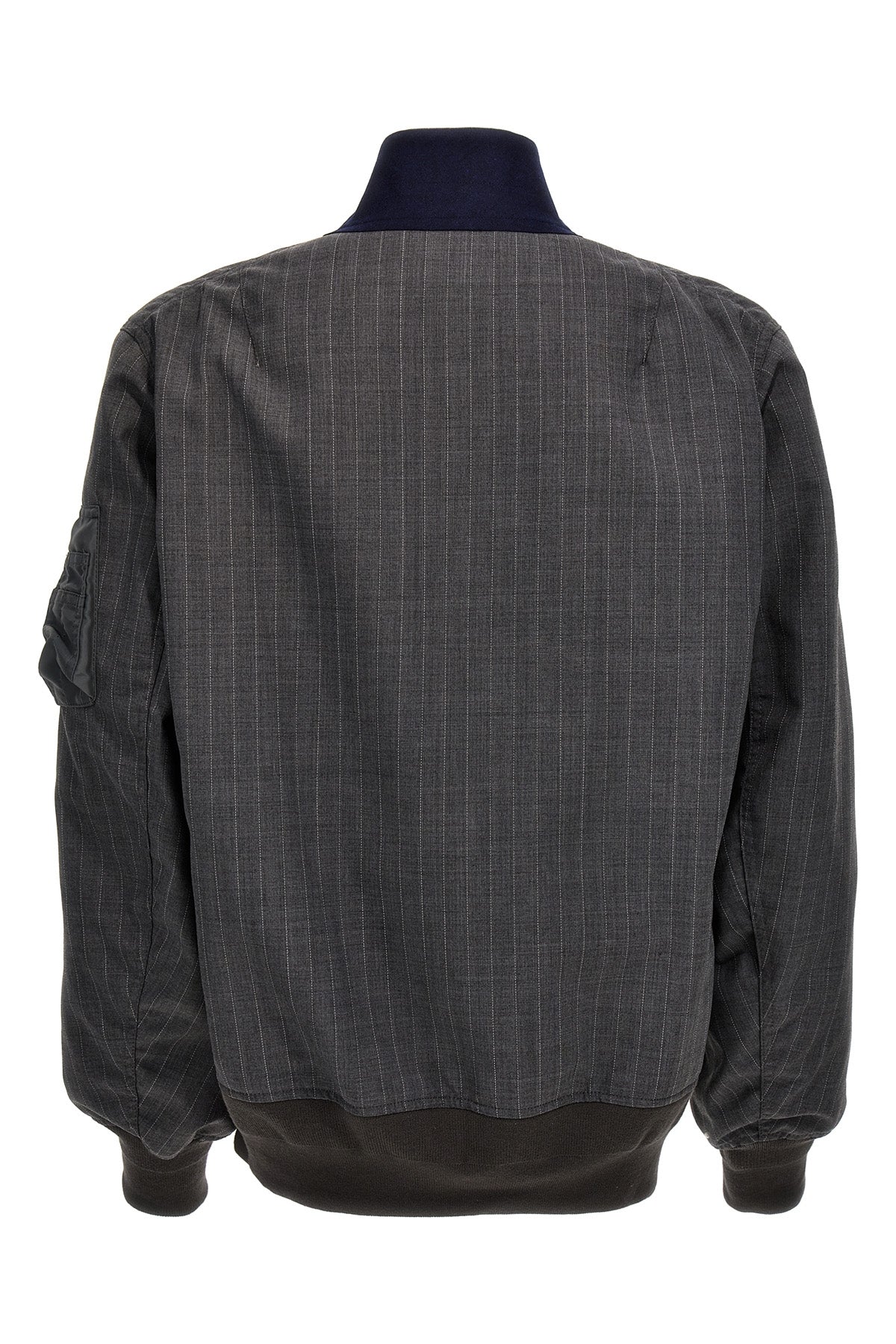 sacai PINSTRIPED BOMBER JACKET 2403339M301