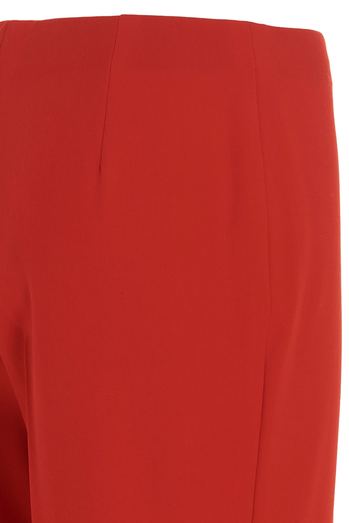 FERRAGAMO STRAIGHT PANTS WITH PLEAT 0761716RED