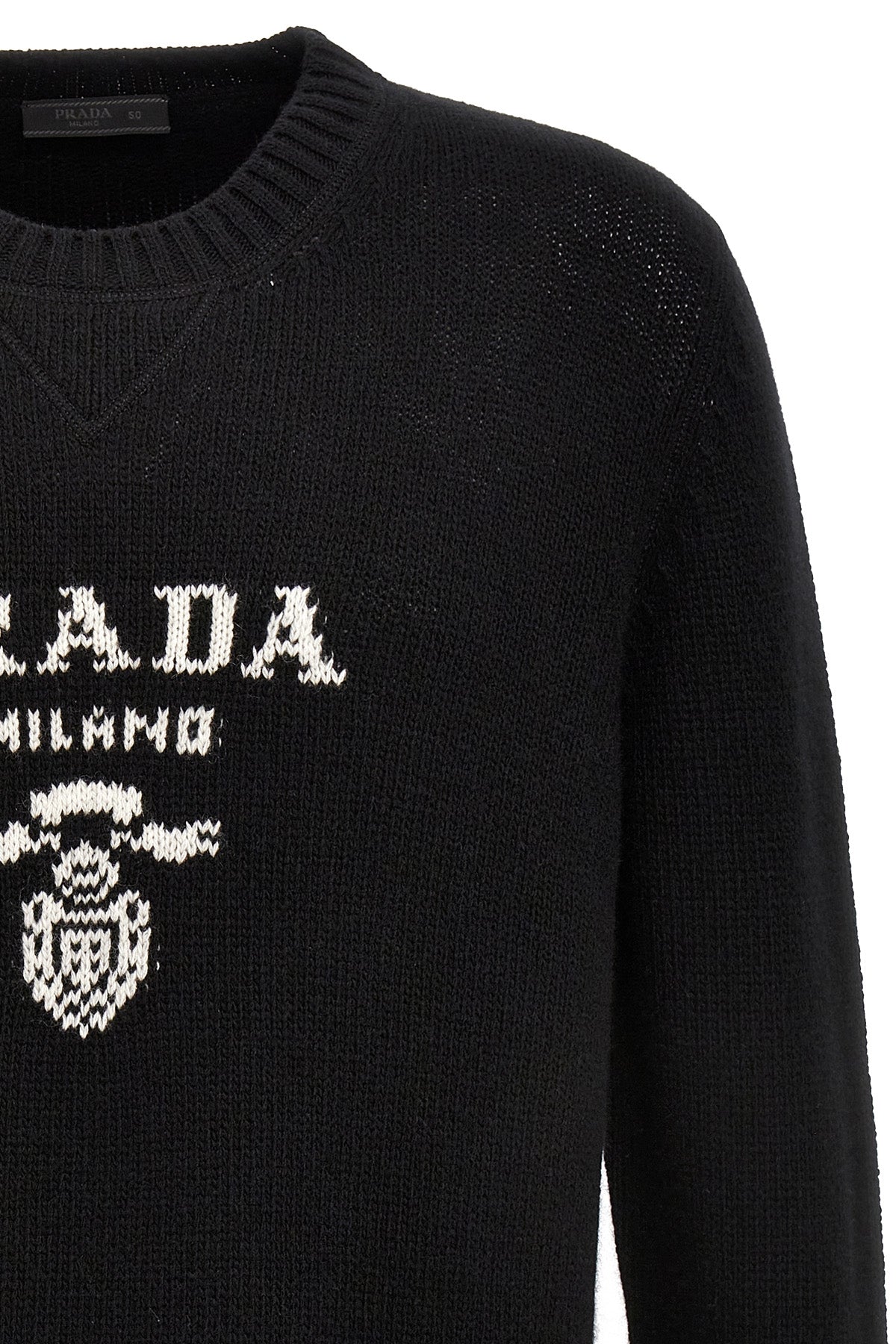 Prada LOGO INTARSIA SWEATER UMB223S2111YMWF0002