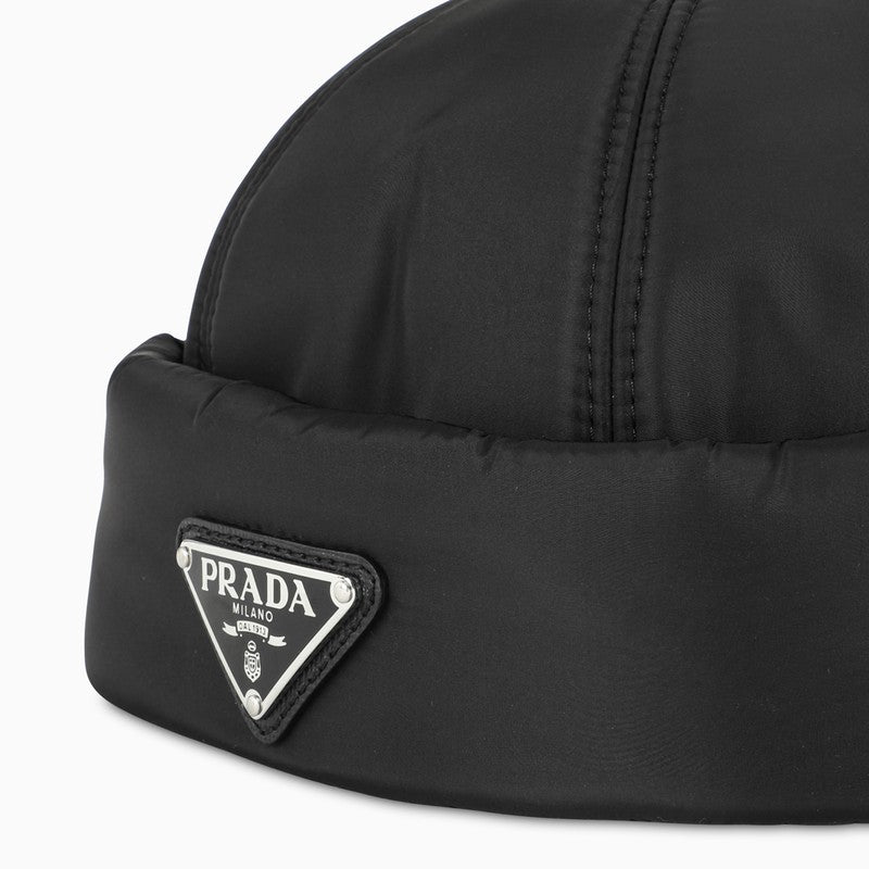 Prada Black nylon hat 2HC1682DV4J_PRADA-F0002