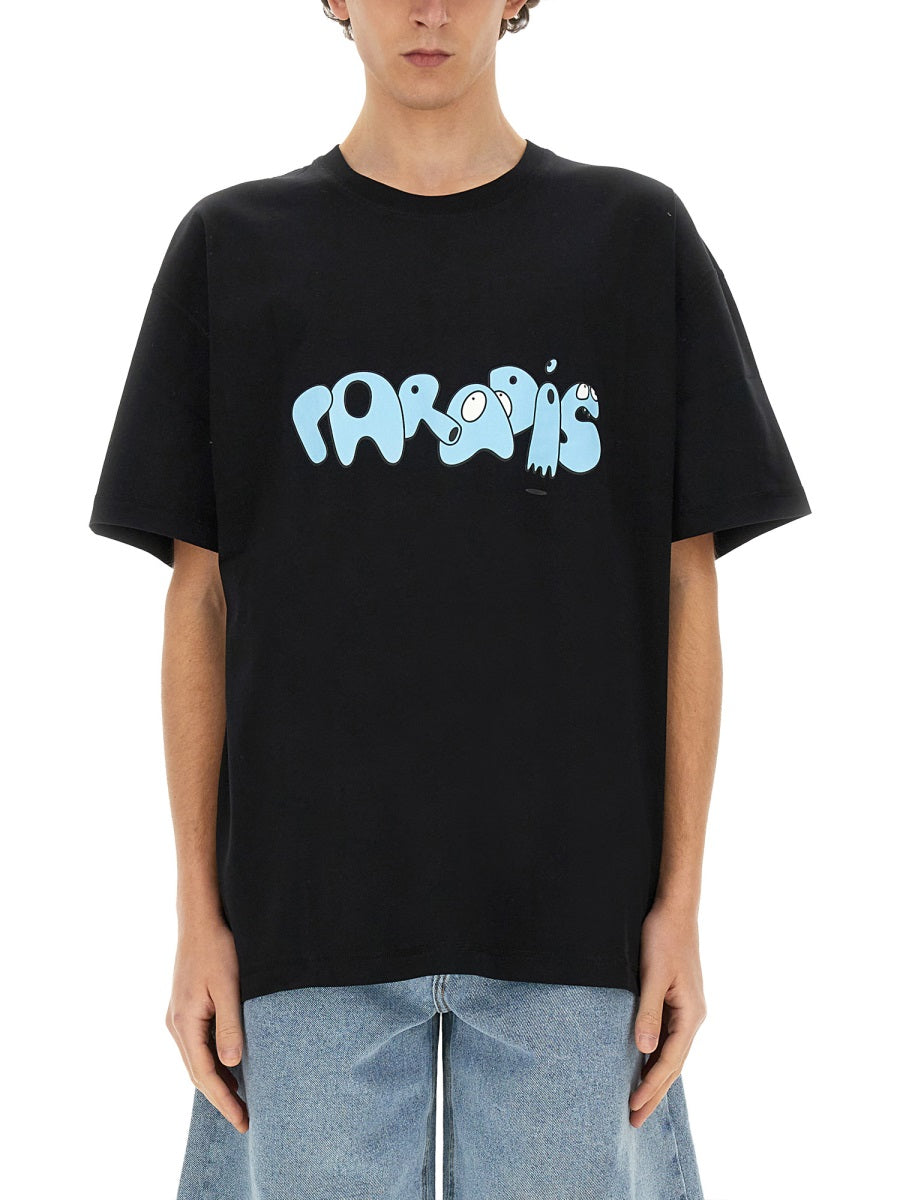 3.PARADIS X EDGAR PLANS T-SHIRT SS2490BLACK