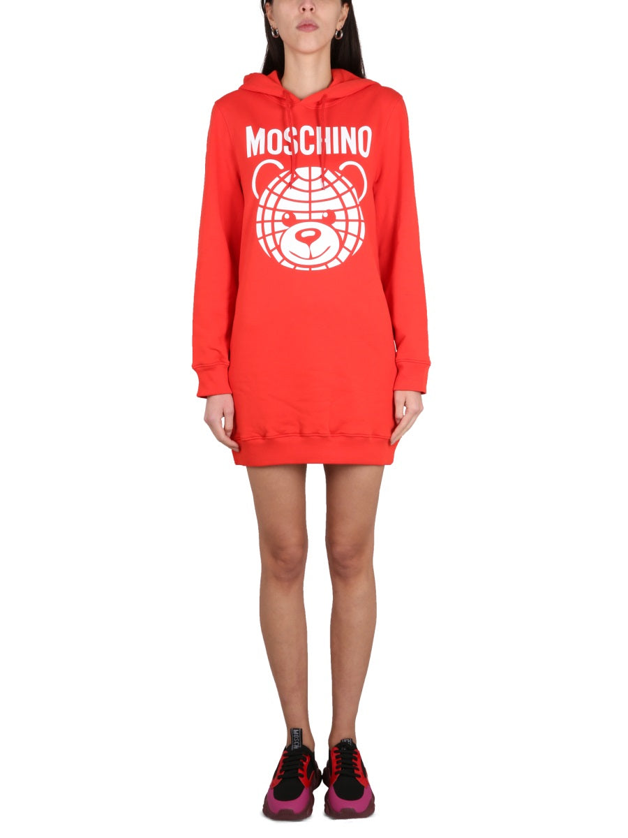 MOSCHINO SWEATSHIRT WITH LOGO PRINT 043005283127