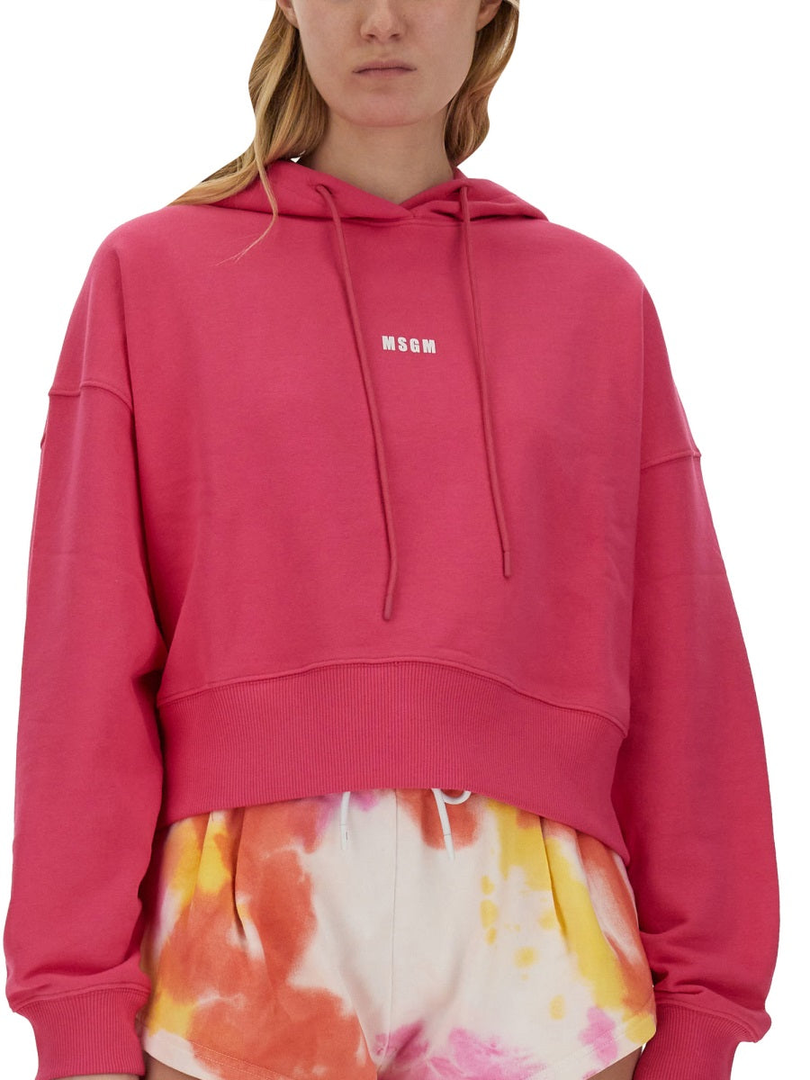 MSGM SWEATSHIRT WITH LOGO 3641MDM50924700015