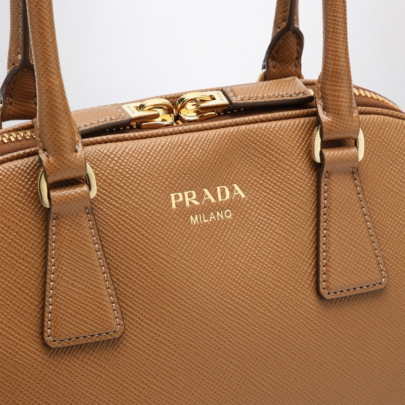 Prada Medium caramel-coloured bag in Saffiano 1BG537MOM2A4AP_PRADA-F03BH