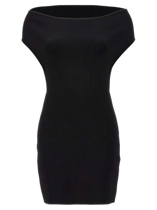 JACQUEMUS 'LA ROBE CUBISTA' DRESS 24E241KN4422378BLACK