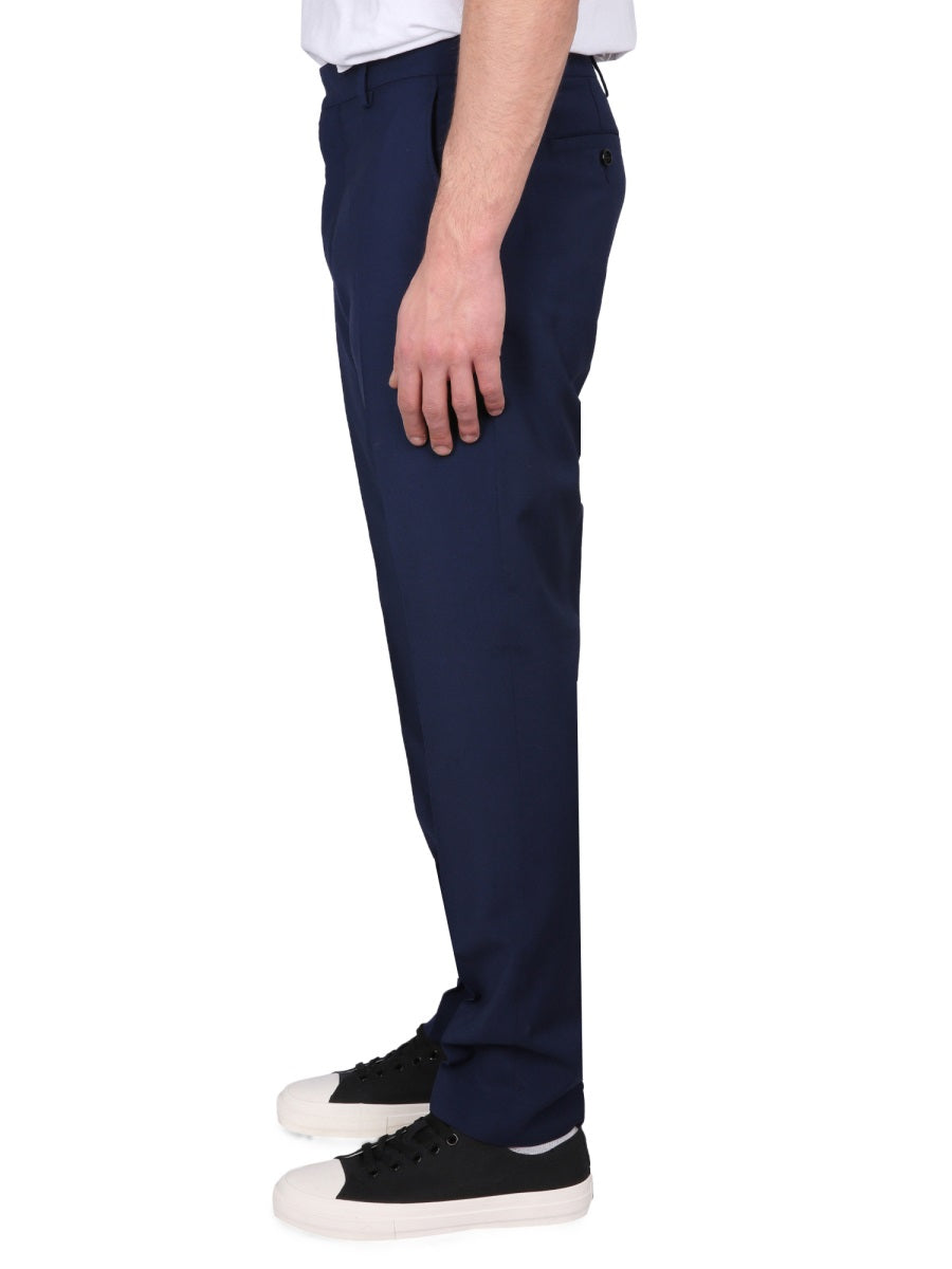 AMI Paris CIGARETTE FIT PANTS HTR004279491