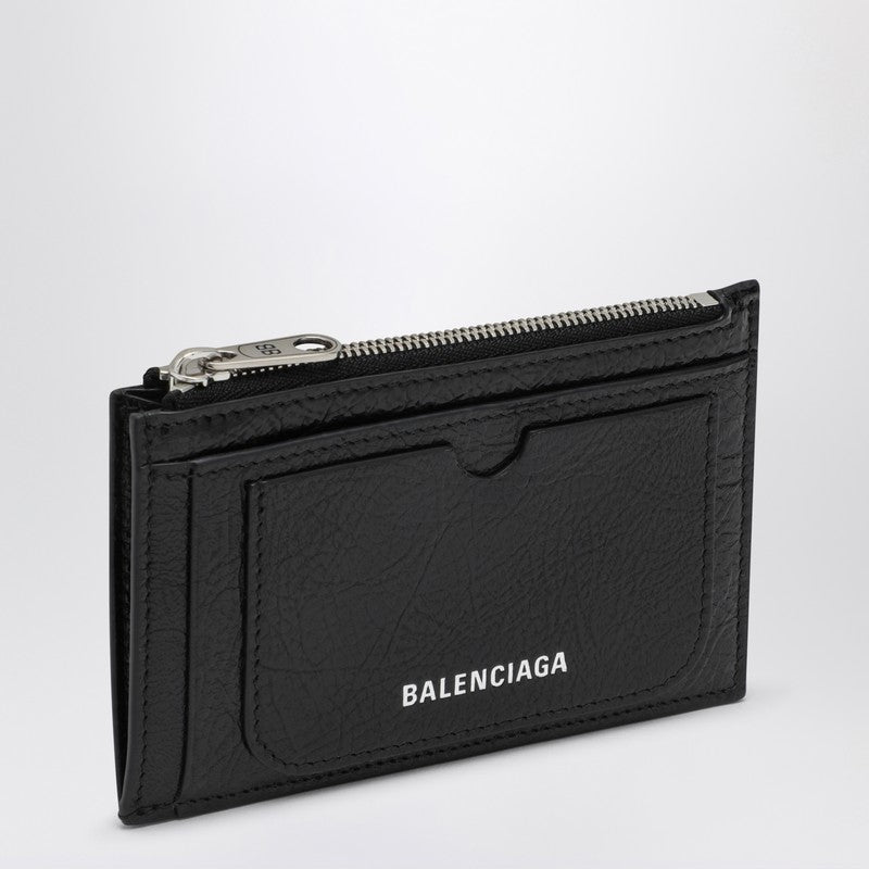 Balenciaga Superbusy black leather card holder 8018302AA9ZP_BALEN-1000