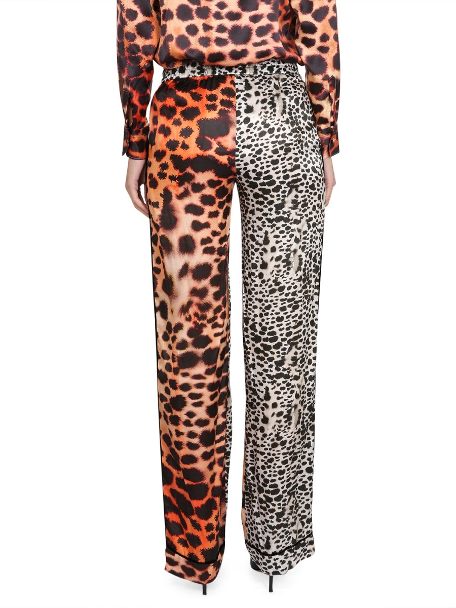 roberto cavalli MORAY EEL PRINT PANTS QKT210SZF4905558