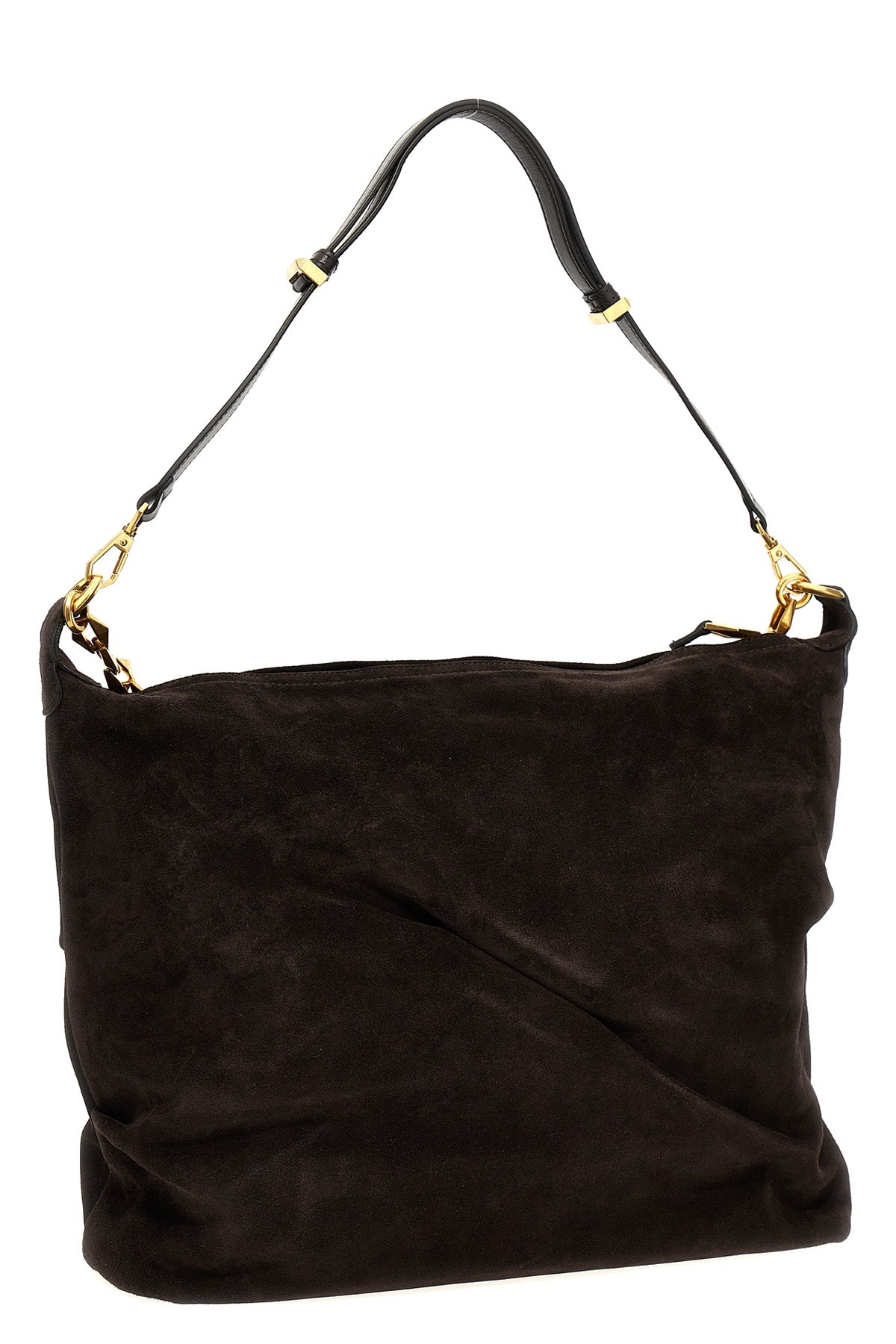 JIMMY CHOO 'DIAMOND SOFT HOBO' SHOULDER BAG DIAMONDSOFTHOBOMUWWCOFFEE