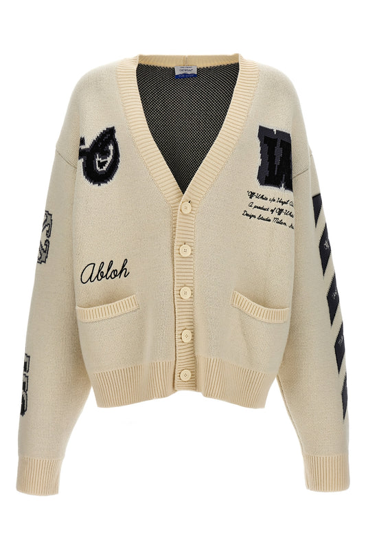 Off-White 'VARSITY' CARDIGAN OMHB019C99KNI00161106110