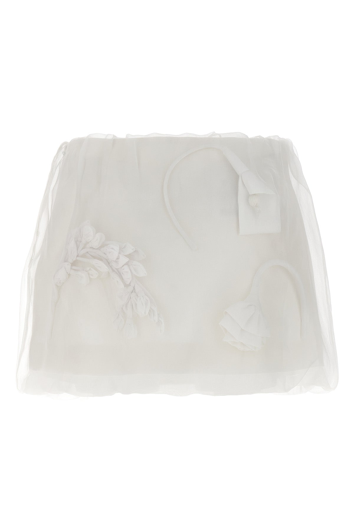 Prada SATIN ORGANZA SKIRT P185XR13RAF0009