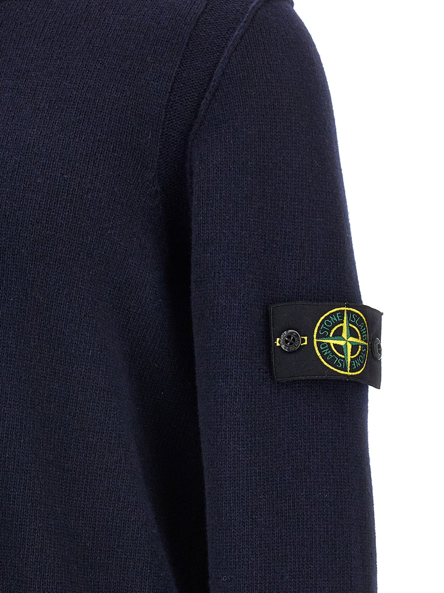 STONE ISLAND LOGO PATCH SWEATER 8115508A3A0020