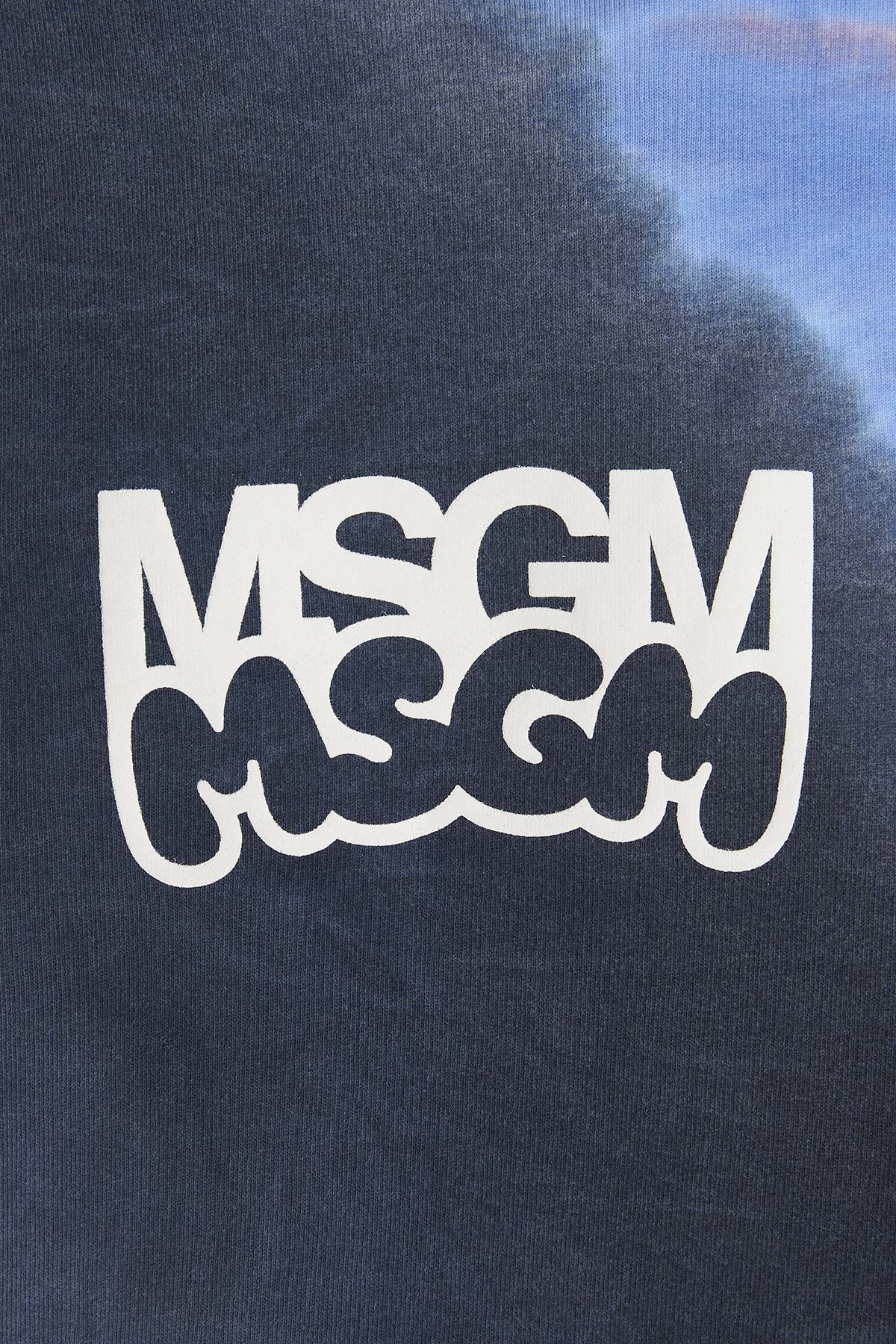 MSGM LOGO PRINT TIE DYE SWEATSHIRT BY BURRO STUDIO 3440MM9823709288